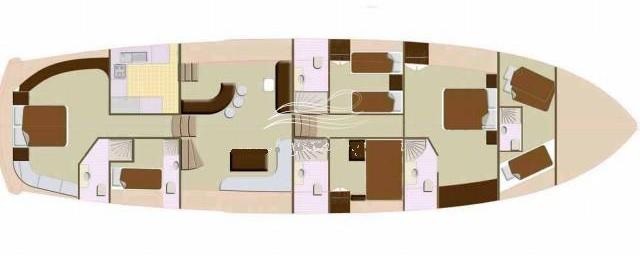 Gulet Biliz Grundriss