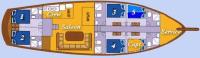Gulet Hera Grundriss