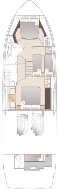 Princess 55 F Grundriss