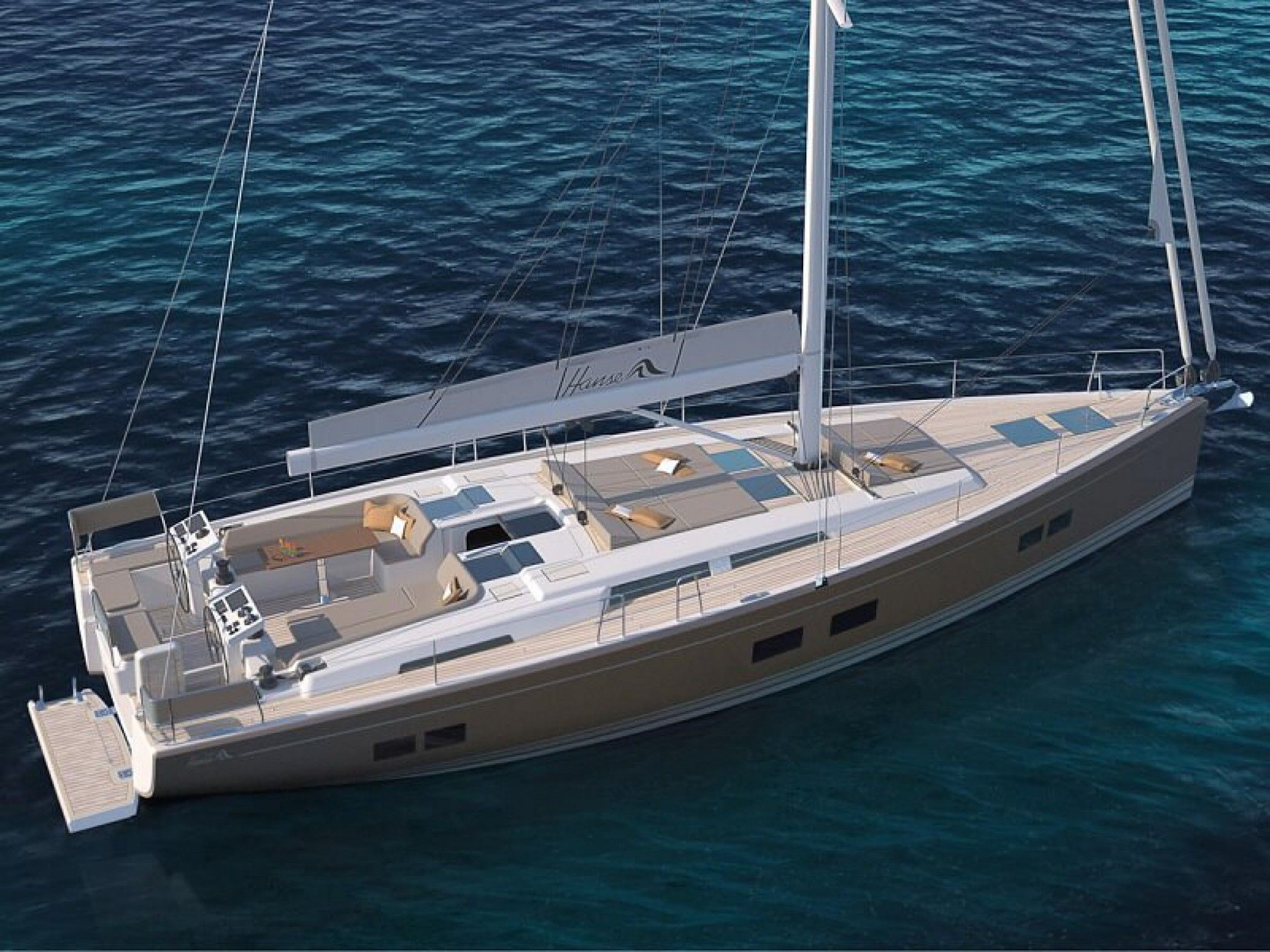 Hanse 548 (4+1cab/4wc) Top Bild