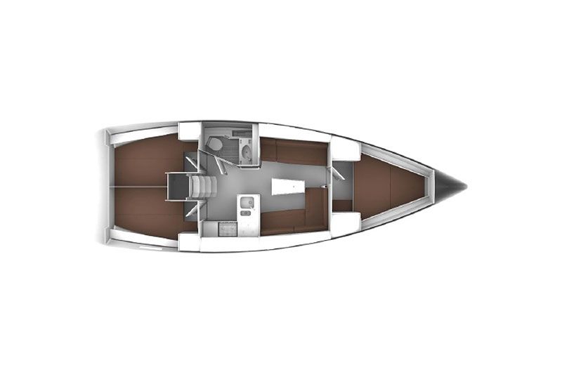 Bavaria 37 Cruiser Grundriss