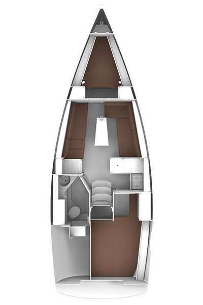 Bavaria Cruiser 33 Innenansicht