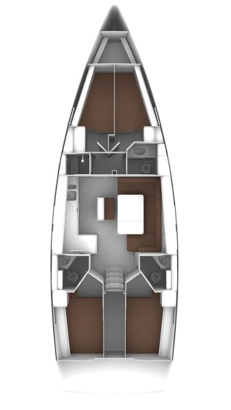 Bavaria Cruiser 46 NEW Grundriss
