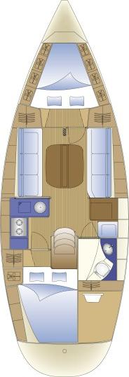 Bavaria 32 Grundriss