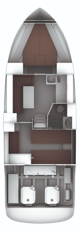 Bavaria 35 Sport Innenansicht