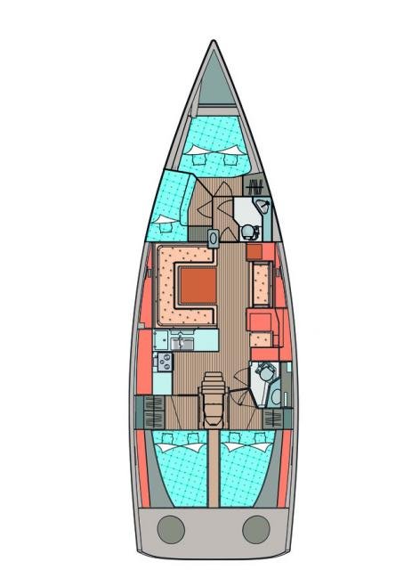 Elan 450 Performance Innenansicht