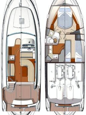 Jeanneau Prestige 36 Fly Innenansicht