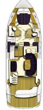 Princess 45 Innenansicht