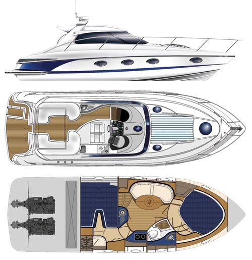 Elan Power 35 Innenansicht