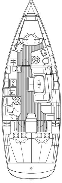 Bavaria Cruiser 39 Innenansicht