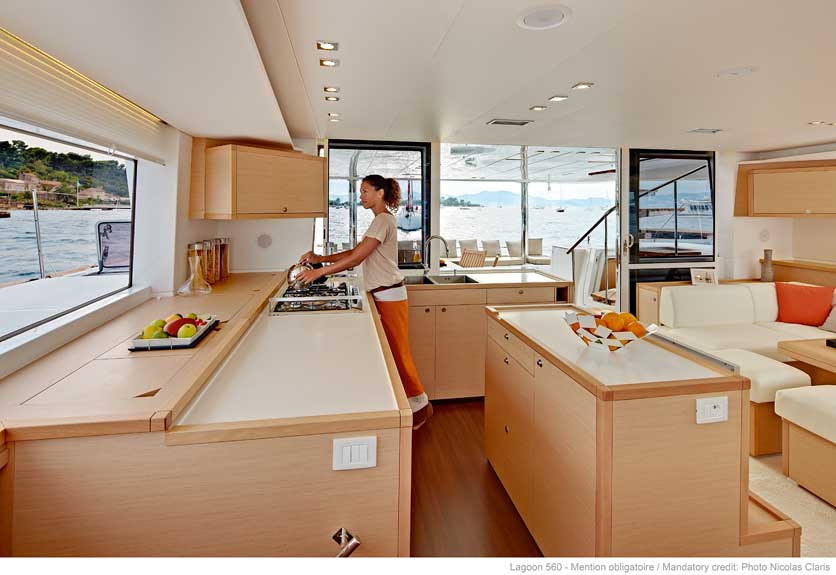 Lagoon 560 Innenansicht