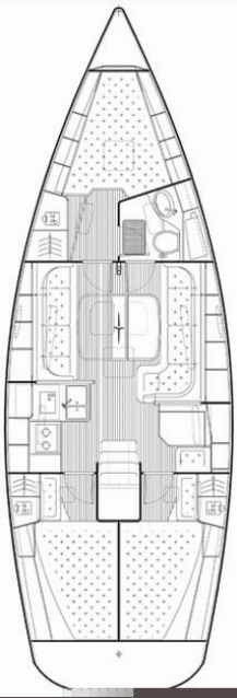 Bavaria 38 Cruiser - 3 Kabinen / 1 Bad Innenansicht