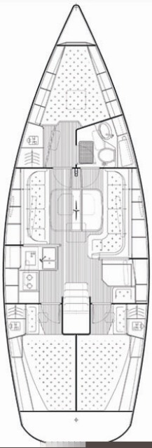 Bavaria 38 Cruiser (1132 BG) (sails 2015) Innenansicht