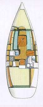 Oceanis Clipper 311 Innenansicht