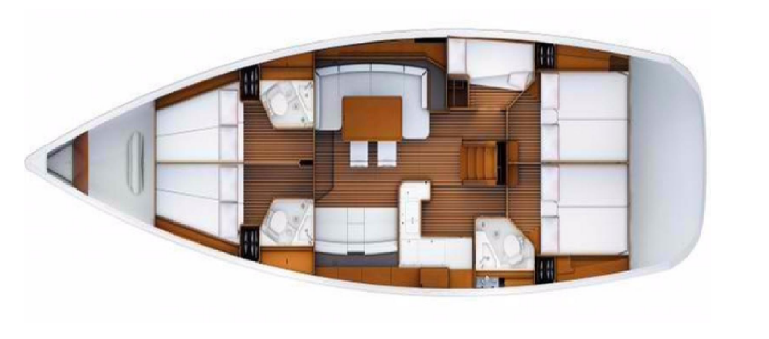 Jeanneau 53 Grundriss