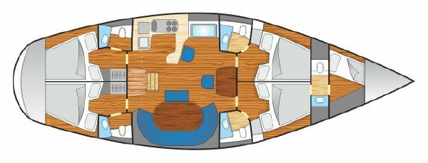 Atlantic 55 Grundriss