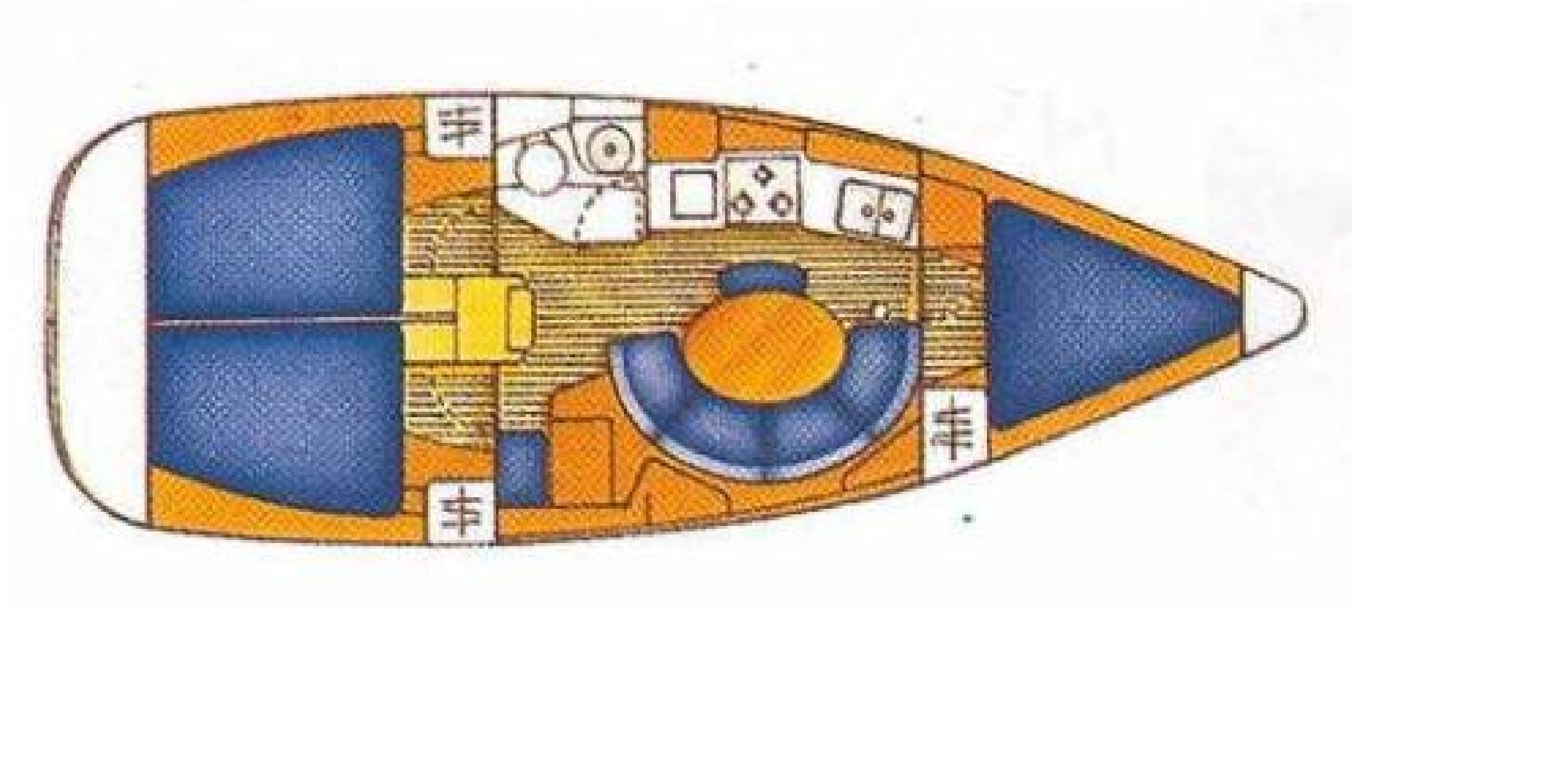 Sun Odyssey 34.2 Grundriss