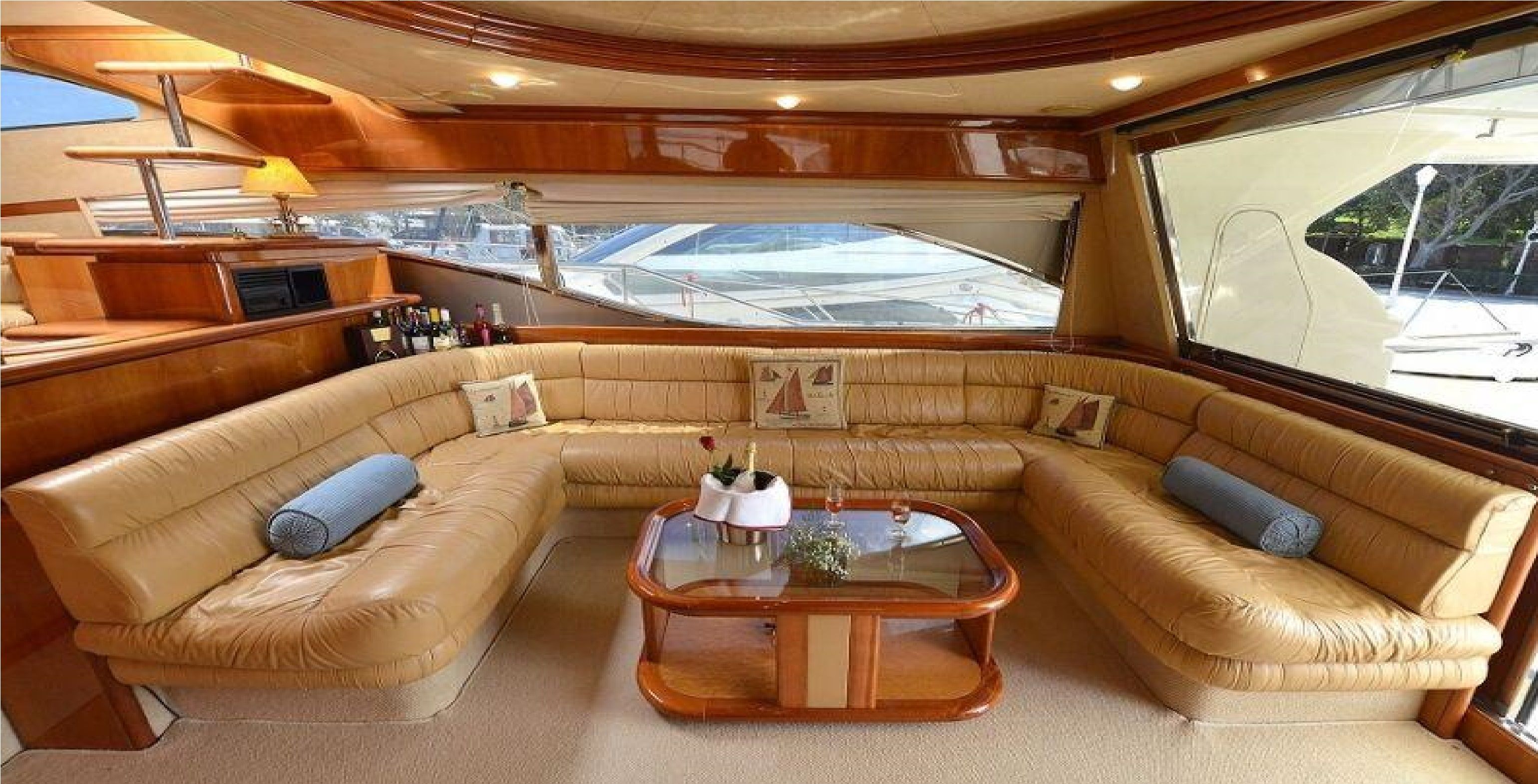 Ferretti 680 Innenansicht