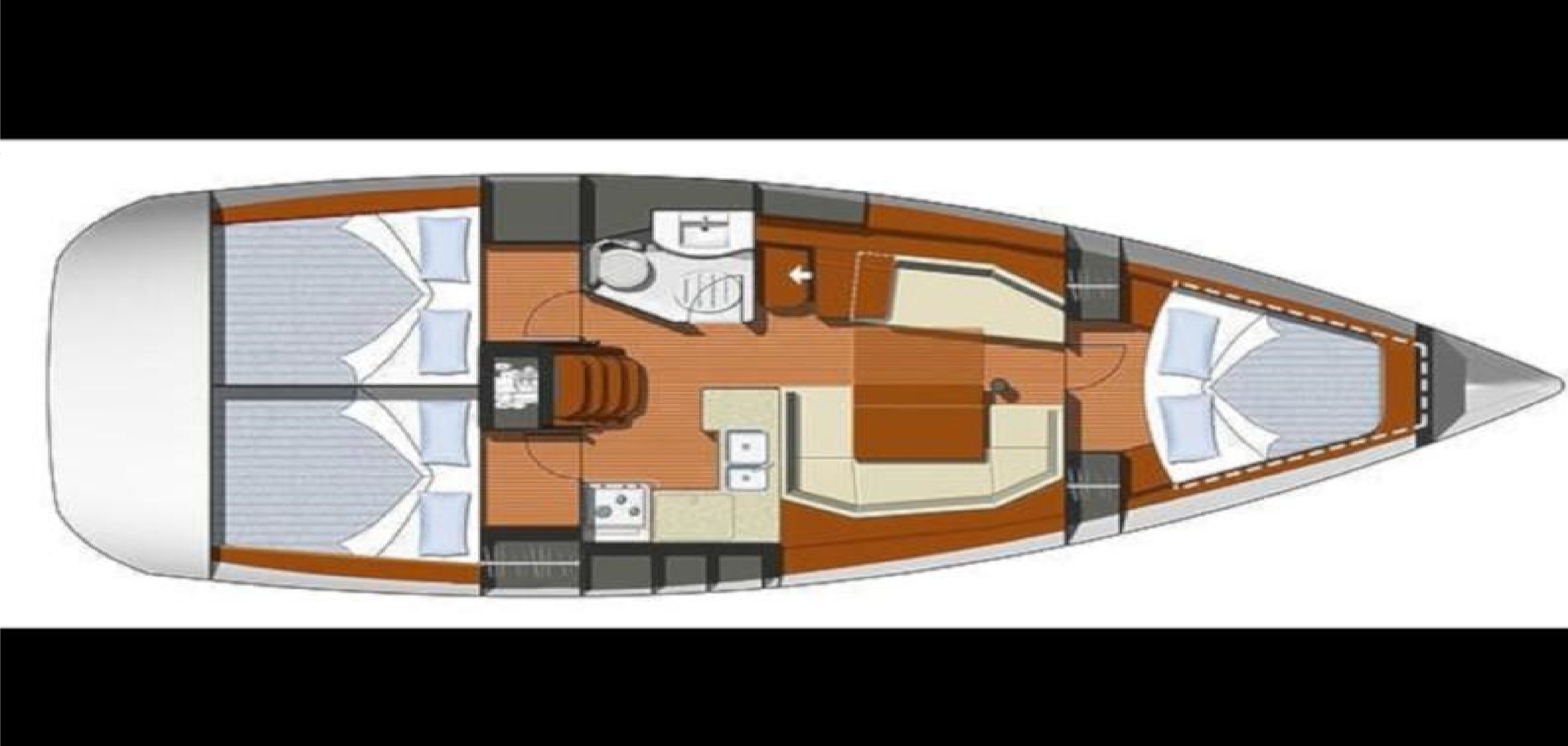 Sun Odyssey 39i Grundriss