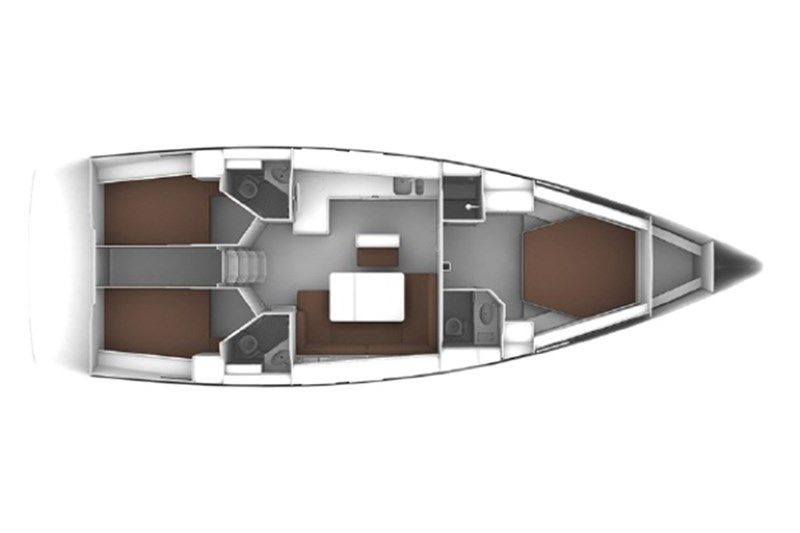 Bavaria Cruiser 46 Style Anemoni Grundriss