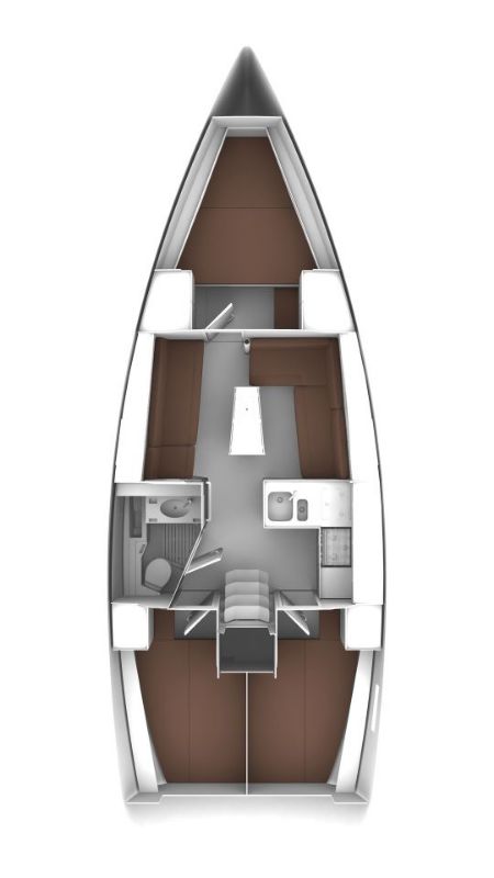 Bavaria Cruiser 37 Steluna Innenansicht