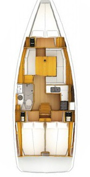 Sun Odyssey 379 Innenansicht