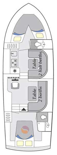Atlantic 37 Innenansicht