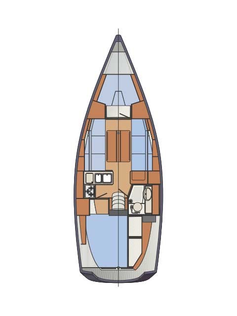 Delphia 31 Innenansicht