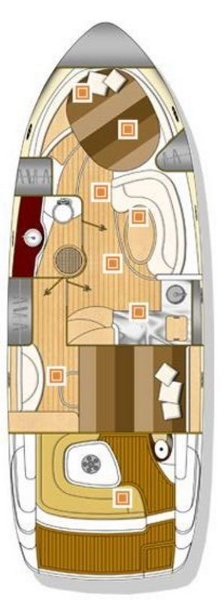 Sessa Oyster 35 Innenansicht