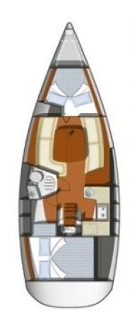 Sun Odyssey 32i Innenansicht