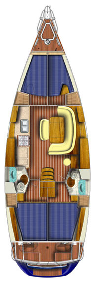 Sun Odyssey 45 Innenansicht