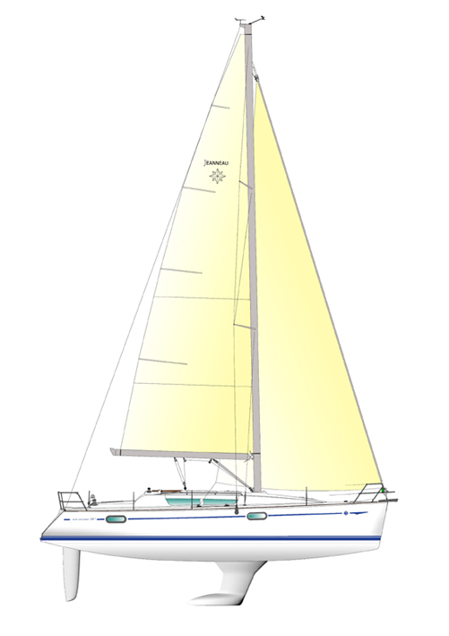 Sun Odyssey 39i Innenansicht