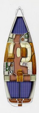 Sun Odyssey 40.3 Innenansicht