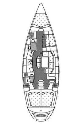 Grand Soleil 46.3 Innenansicht