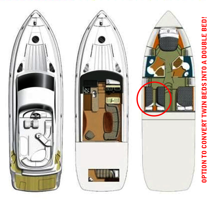 Fairline Phantom 50 Innenansicht