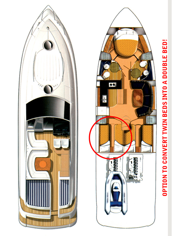 Fairline Targa 52 Innenansicht