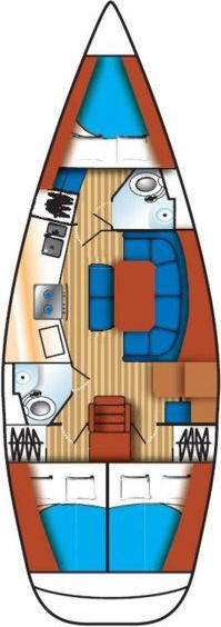 Sun Odyssey 37.1 Innenansicht