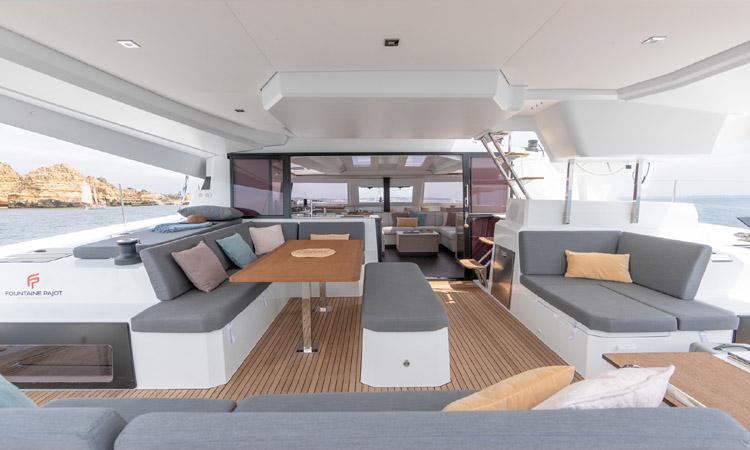 Fountaine Pajot New 45 - 4 + 1 cab. Spindrift Innenansicht