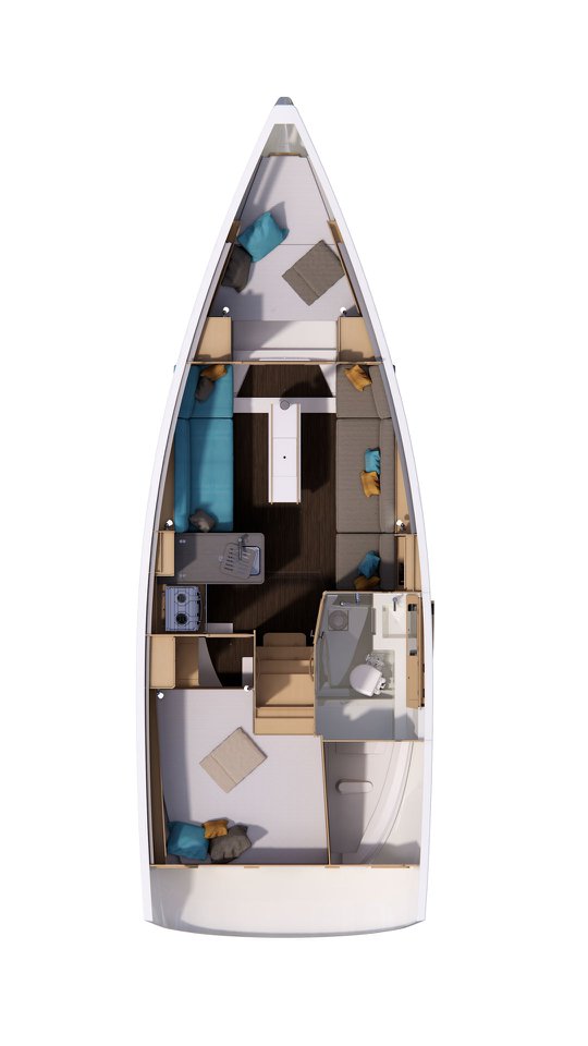 Dufour 32 Grundriss