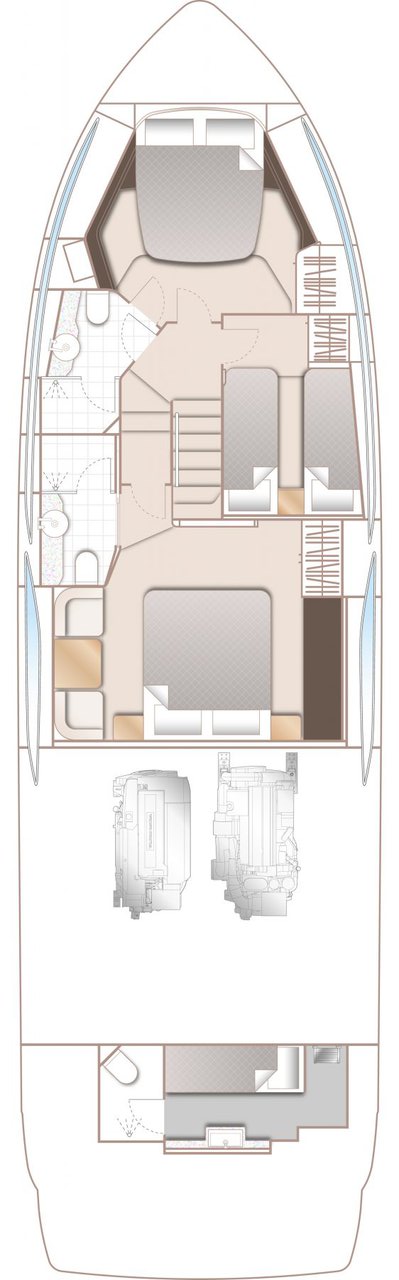 Princess 55 F Innenansicht
