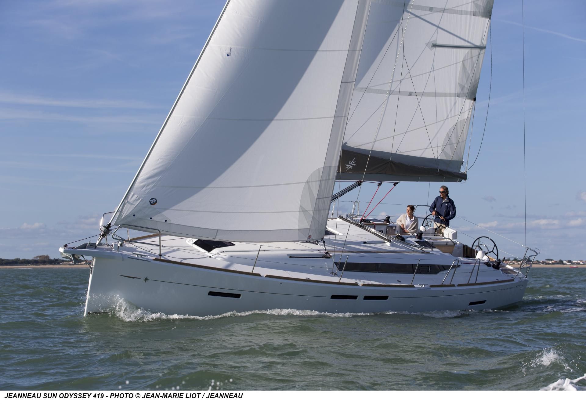 Sun Odyssey 419 (3 cab/2wc) Top Bild