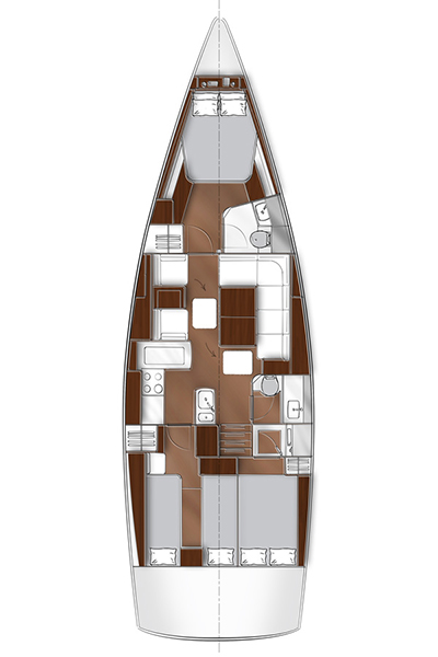 Bavaria Vision 46 Innenansicht