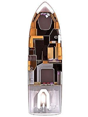 Monte Carlo 47 Fly Innenansicht