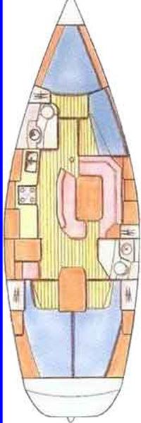 Sun Odyssey 42.2 Innenansicht