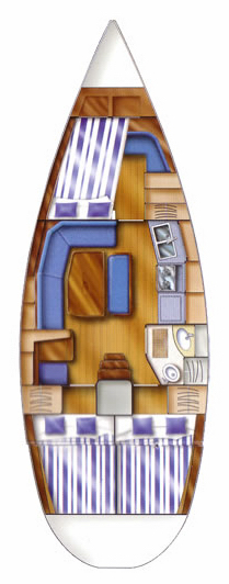 Dufour 36 Innenansicht