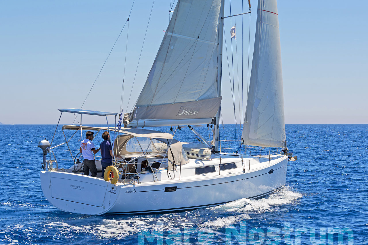 Hanse 385 Innenansicht