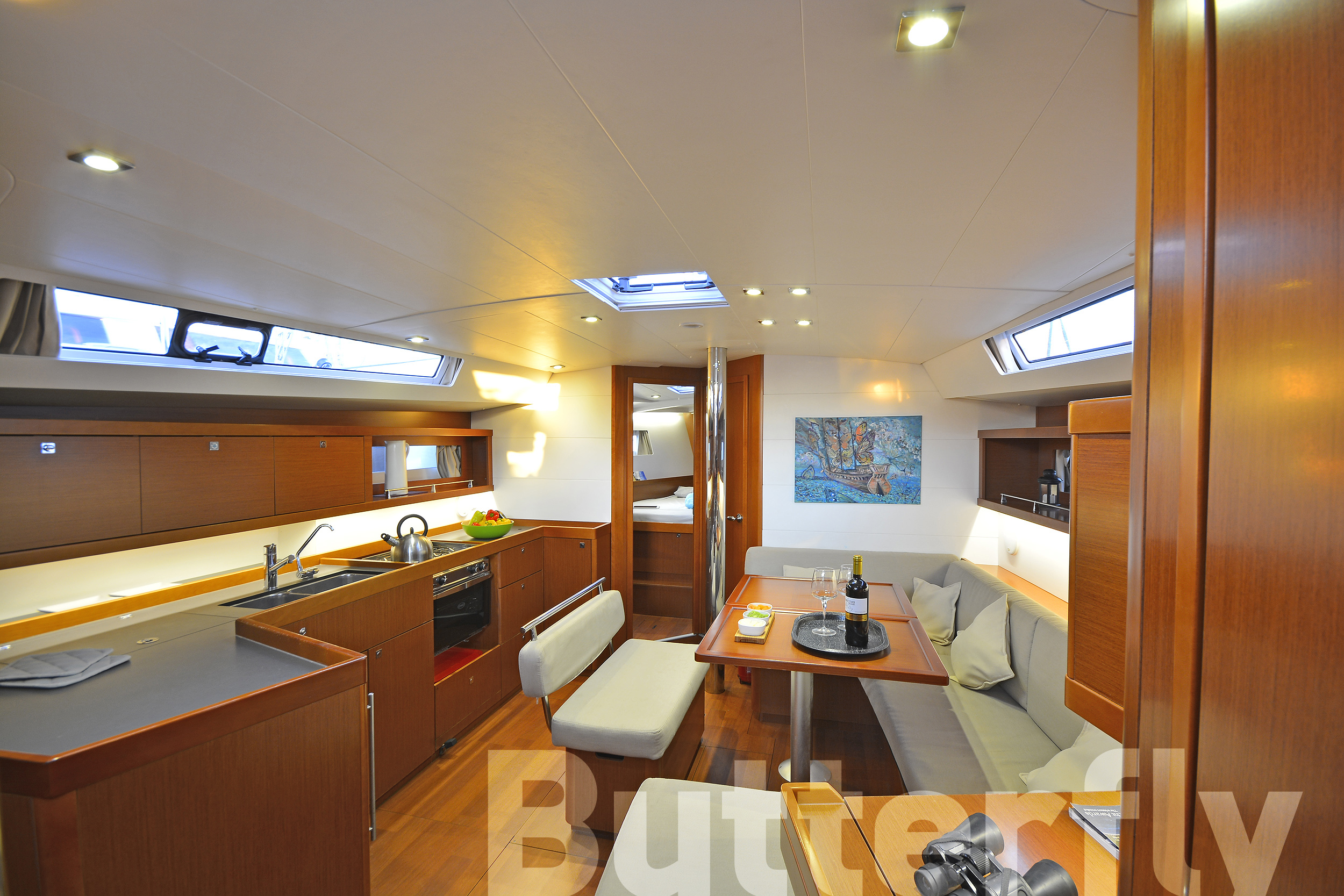 Oceanis 45 Innenansicht