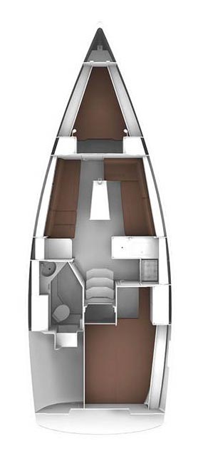 Bavaria Cruiser 33 Innenansicht