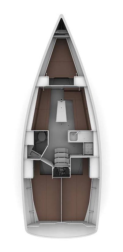 Bavaria Cruiser 34 Innenansicht
