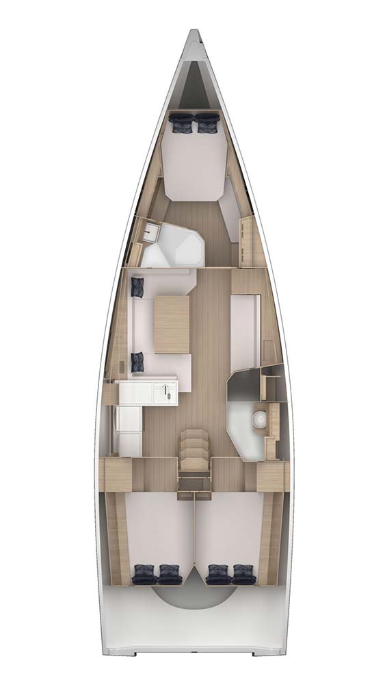 Grand Soleil 44 R Innenansicht